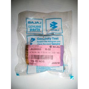 SCREW BUTTON HEAD-M6X1XL25XBRT